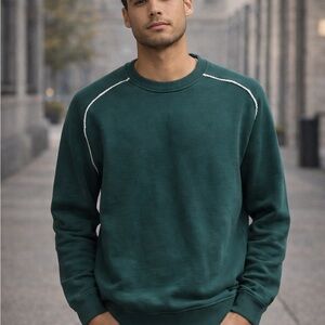 Puma Men's Dark Green Crewneck Sweater